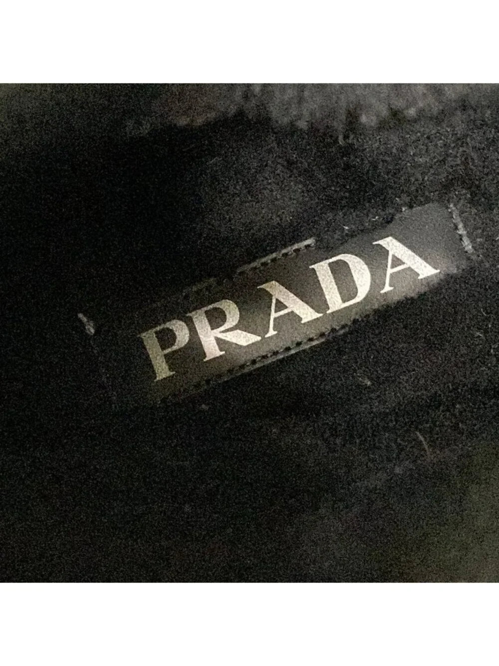 Prada Short Boots 40 Black Shearling